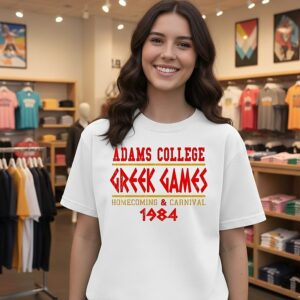 Adams College Greek Games Homecoming And Carnival 1984 Revenge Of The Nerds T-Shirt