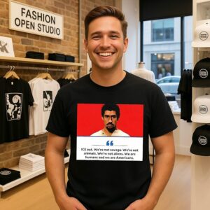 Bad Bunny Ice Out We’re Not Savages We’re Not Animals T-Shirt