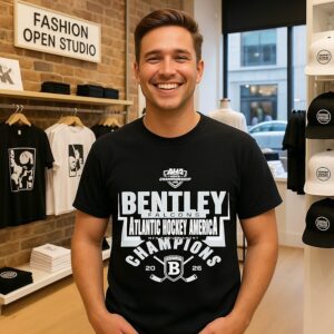 Bentley Falcons 2026 Atlantic Hockey America Champions T-Shirt