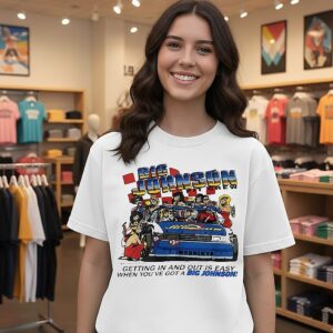 Big Johnson Pit Crew Getting In And Out Is Easy When You’ve Got A Big Johnson Vintage 1993 T-Shirt