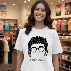 Cael Sanderson Wearing Mitchell Mesenbrink Signature T-Shirt