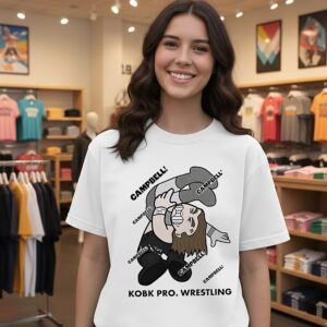 Campbell Kobk Pro Wrestling T-Shirt