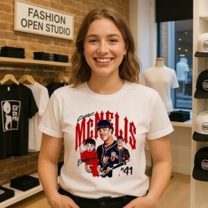 Chaz Mcnelis Arizona Baseball NCAA Player Collage T-Shirt