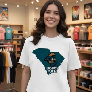 Coastal Carolina 365 Days Of Teal State T-Shirt