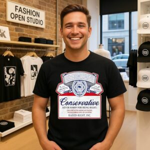 Conservative Never Sorry For Being Right T-Shirt