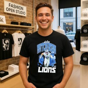 Detroit Lions Aidan Hutchinson Triple Pic T-Shirt