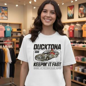 Fat Boy Duck Club Ducktona 500 Keepin’ It Fast T-Shirt