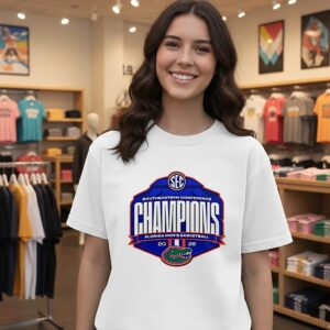 Florida Gators 2026 Men’s Basketball Southeastern Conference Champions T-Shirt