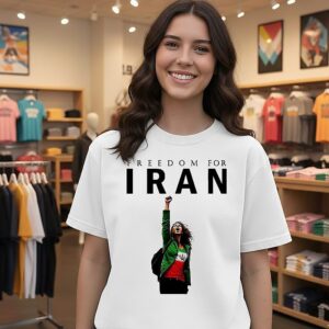 Freedom For Iran Symbol Flag T-Shirt