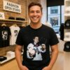 Funny Jack Hughes Middle Finger T-Shirt