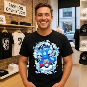 Gecqua Pokémon Water Gecko T-Shirt