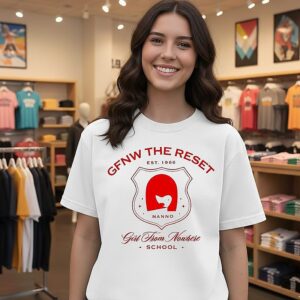 Gfnw The Reset Girl From Nowhere School T-Shirt