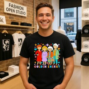 Golden Energy The Golden Girls Sitcom Classic Cartoon T-Shirt