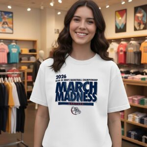 Gonzaga Basketball 2026 NCAA Di Men’s Basketball Championship March Madness T-Shirt