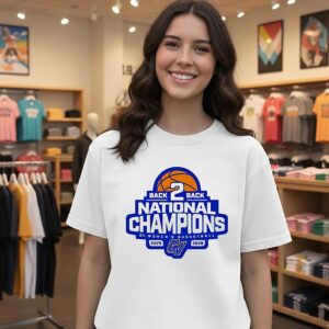 Gvsu Dii Women’s Basketball Back 2 Back National Champions 2026 T-Shirt