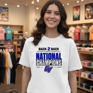 Gvsu Women’s Basketball Back 2 Back National Champions 2026 T-Shirt