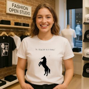 Healthy As A Horse Paint T-Shirt