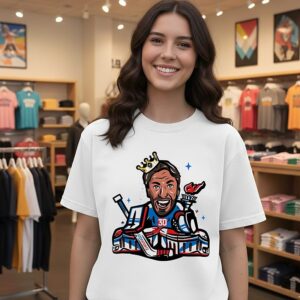 Henrik Lundqvist New York Rangers King Caricature T-Shirt