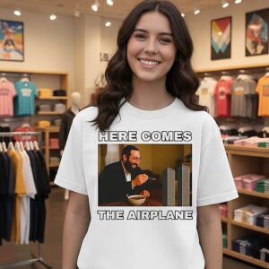 Here Comes The Airplane Twin Towers 9 11 T-Shirt