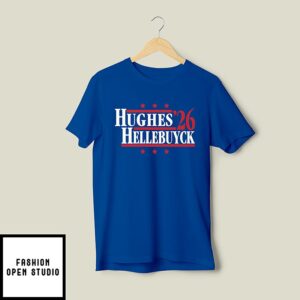 Hughes & Hellebuyck ’26 Team USA Retro Campaign T-Shirt