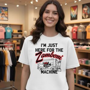 Huntsville Havoc I’m Just Here For The Zamboni Machine T-Shirt