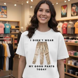 I Didn’t Wear My Good Pants Today Three-Legged Pants T-Shirt