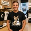 I Got That Dog In Me Funny Yorkie Smoking Cigarette Meme T-Shirt