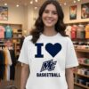 I Love Merrimack Women’s Basketball T-Shirt