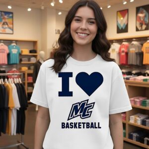 I Love Merrimack Women’s Basketball T-Shirt