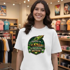 I Survived The St. Patrick’s Day Meteor 2026 T-Shirt