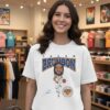 Jalen Brunson New York Knicks Hardwood Comic Signature T-Shirt