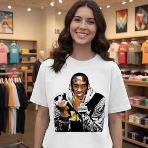 Kobe Bryant Middle Finger Vintage Tribute T-Shirt