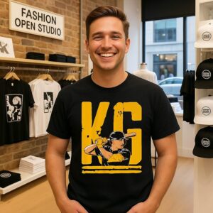Konnor Griffin Pittsburgh Pirates Mlb Kg Hitting Stance T-Shirt