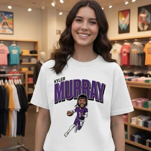 Kyler Murray Minnesota Vikings NFL Number 1 Caricature T-Shirt