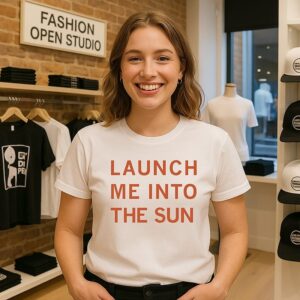 Launch Me Into The Sun Inspired By Our Friends Via The Internet T-Shirt