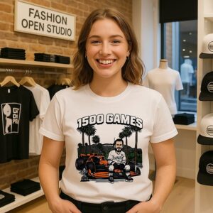 Los Angeles Kings Anze Kopitar Achieving 1500 Games 2026 T-Shirt