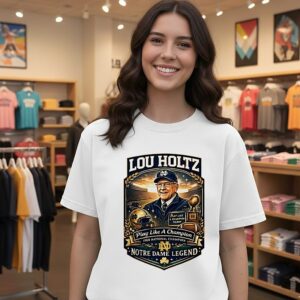 Lou Holtz Notre Dame Legend Play Like A Champion T-Shirt