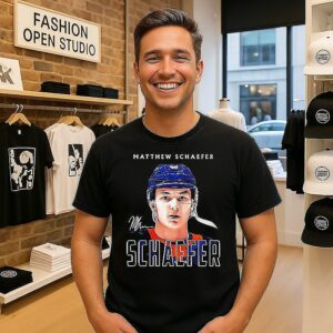 Matthew Schaefer New York Islanders I Pose Signature T-Shirt