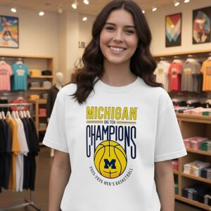 Michigan Wolverines 2025-2026 Big Ten Champions T-Shirt