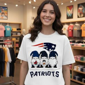 New England Patriots Gnomes Christmas T-Shirt