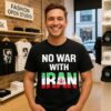 No War With Iran Peace Protest T-Shirt