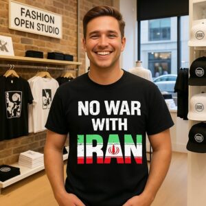 No War With Iran Peace Protest T-Shirt