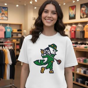 Notre Dame Golf Leprechaun T-Shirt