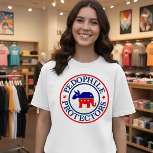 Pedophile Protectors Logo Parody T-Shirt