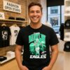 Philadelphia Eagles Saquon Barkley Triple Pic T-Shirt