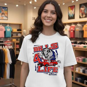 Pinto Ron Wearing Bills 4life Buffalo T-Shirt