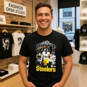 Pittsburgh Steelers T.j. Watt Triple Pic T-Shirt