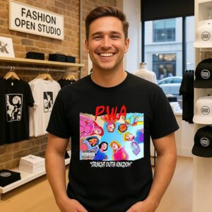 Princess With Attitude Straight Outta Kingdom Disney Cartoon T-Shirt