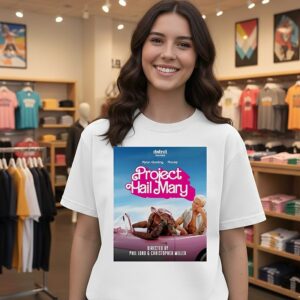 Project Hail Mary Barbie Movie Mashup Ryan Gosling Rocky Amaze T-Shirt