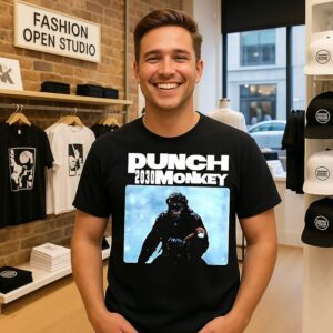 Punch Monkey 2030 War For The Planet Of The Apes Parody T-Shirt